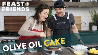 Making a Perfect Olive Oil Cake with Friends  Foodcom [upl. by Ahsimot]