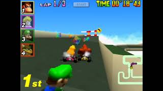 Overkart N64 Custom Tracks n64 nintendo64 mariokart [upl. by De]