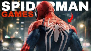 top 5 best spiderman games for android  best offlineonline superman games 🎮 [upl. by Ydnak]