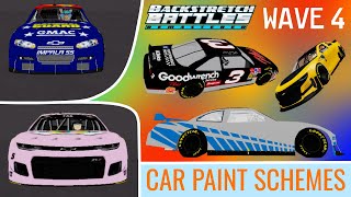 My Paint Scheme Codes in Backstretch Battles Remastered  Wave 4 [upl. by Garlanda386]