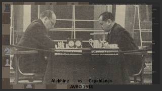 Alekhine vs Capablanca in AVRO 1938 [upl. by Brownley]