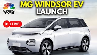 LIVE MG Windsor EV Launches In India  MG Windsor EV  New Auto Launches  N18L [upl. by Demitria]