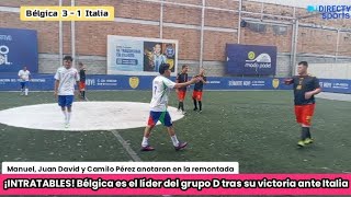 Bélgica vs Italia 2da Fecha FIFA WORLD CUP Sabaneta 2024 [upl. by Ahsir111]