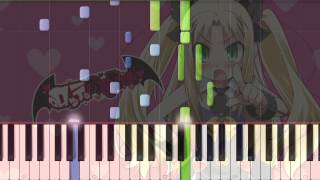 Astarotte no Omocha ED Manatsu no Photograph Piano Synthesia Tutorial [upl. by Kerby337]