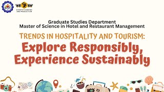 Trends in Hospitality and Tourism Explore Responsibly Experience Sustainably [upl. by Maritsa]