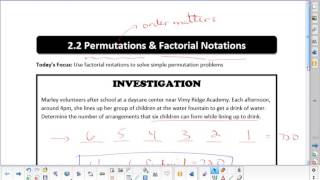 U5L2 Permutations and Factorial Notations [upl. by Nwatna]