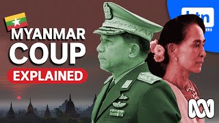 Myanmar Coup Explained Protests Military Min Aung Hlaing amp Aung San Suu Kyi [upl. by Fachanan389]