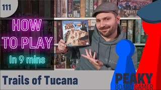 How to play Trails of Tucana board game  Full teach  Peaky Boardgamer [upl. by Shirlene]