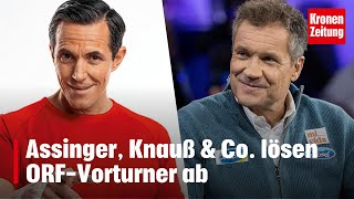 Assinger Knauß amp Co lösen ORFVorturner ab  kronetv NEWS [upl. by Sherburn51]