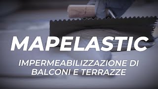 MAPEI Mapelastic  limpermeabilizzante per balconi e terrazze [upl. by Kelley2]