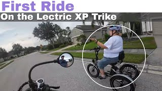 Lectric XP Trike First Ride [upl. by Lemuela]