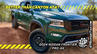 2024 Nissan Frontier Pro4x Better than GMC Canyon AT4 OffRoad [upl. by Attener]