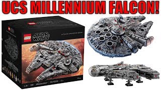 LEGO Star Wars 75192 UCS Millennium Falcon REVEALED  MandRproductions HYPED For New LEGO UCS Set [upl. by Warfore110]