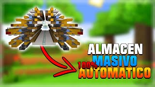 Almacen MASIVO 100 Automatico  Tutorial Minecraft 119  1181  Rus Just That [upl. by Ysset]