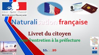 Naturalisation française  Livret du citoyen [upl. by Ellehcit]