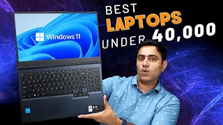 Top 5 Best Laptops Under 40000 Rs Latest  Best laptops for studentsOffice 2024  Budget laptops [upl. by Gnuoy]