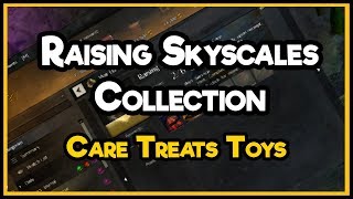 Guild Wars 2  Raising Skyscales  Care Treats Toys [upl. by Moyra]