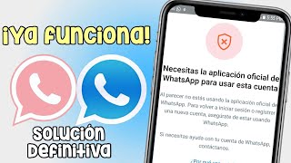 ✅ Como SOLUCIONAR Baneo de Whatsapp Estilo Iphone y Plus  Necesitas la Aplicación oficial 🤩 [upl. by Alpers]