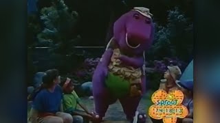 Barney amp Friends 1x22 A Camping We Will Go 1992  2009 Sprout broadcast [upl. by Carl343]