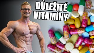 VITAMÍNY A MINERÁLY NA SVALOVÝ RŮST A ZDRAVÉ TĚLO [upl. by Atinreb]