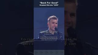 Shorts Série Back for Good através dos anos 47 2019 Take That  Greatest Hits Live  Odyssey Live [upl. by Sylvie]