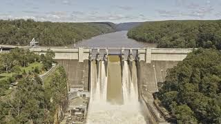 Warragamba Dam spilling  March 2021 [upl. by Colwell]