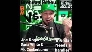 Brendan Schaub Vs Joe Rogan Dana White amp Mr Zuckerburns  quotBrendan Needs a Handlerquot [upl. by Nahsar]