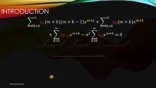 Bessels Differential Equation [upl. by Osugi302]