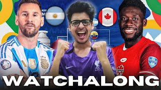 Argentina vs Canada Live Copa America 2024 Watchalong and Reaction [upl. by Ayotaj]