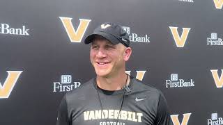 Clark Lea on Vanderbilts third fall practice defense [upl. by Comyns828]