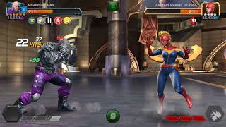 Absorbing man Mcoc Light intercept easy technique Block damage 12500 [upl. by Surbeck]