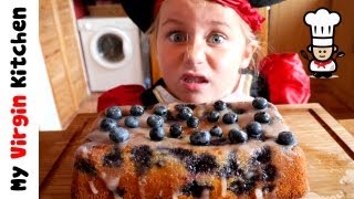 Lemon amp Blueberry Drizzle Cake Recipe MYVIRGINKITCHEN [upl. by Annoirb913]