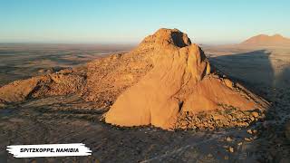 Motorbike tours in Namibia Spitzkoppe Mountains  Stunning Granite Peaks [upl. by Ruskin661]