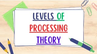 Levels of Processing Theory EngUrduHindi [upl. by Ytirahc]