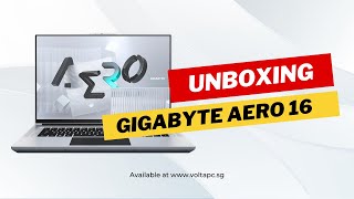 Unboxing the Sleek and Powerful GIGABYTE Aero 16  The Ultimate Tech Delight [upl. by Nho]