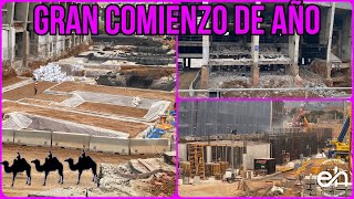 🔴OBRAS CAMP NOU 5 de Enero⚠️Excavaciones al 90 [upl. by Neraa]