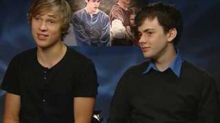 The Chronicles Of Narnia Prince Caspian Skandar Keynes and William Moseley Video Interview [upl. by Keithley]