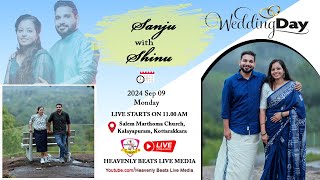 SANJU amp SHINU  WEDDING CEREMONY  LIVE ON HEAVENLY BEATS LIVE MEDIA [upl. by Dow]