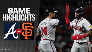 Braves vs Giants Game Highlights 81224  MLB Highlights [upl. by Rubens]