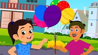 Gubbare Lelo Gubbare  Nursery Rhymes Hindi  गुब्बारे वाला  Rhymes in Hindi  Kavita in Hindi [upl. by Guilbert]