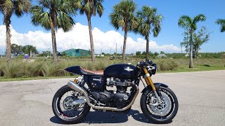 Walkaround 2022 Triumph Thruxton RS [upl. by Arakahs]