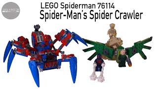 LEGO 76114 SpiderMans Spider Crawler Superheroes [upl. by Ellenehs]