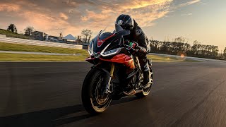 New Aprilia RSV4  Pure action amp sound Feat Max Biaggi 🚀 [upl. by Ynneb]