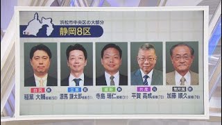 【衆院選特集・静岡８区】 ”裏金問題”でベテラン議員が辞職 これまでの構図崩れ激しい選挙戦 [upl. by Edmond]