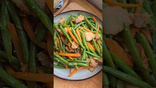 Haricot verts sauté  plat parfait pour la saison food cooking fyp fypシ゚viral [upl. by Asemaj659]