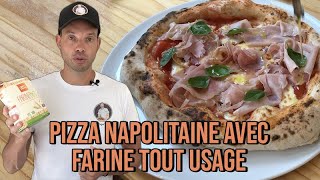 Comment réaliser une pâte à pizza Napolitaine avec une farine tout usage [upl. by Askwith]