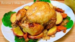 Cómo hacer un Pollo Supér Jugoso y Doradito Perfecto Para Está Navidad y Año Nuevo [upl. by Arihppas]