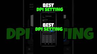 Secret DPI Setting 100 working 😱  best dpi for free fire 🥵  free fire dpi settings [upl. by Enelime854]