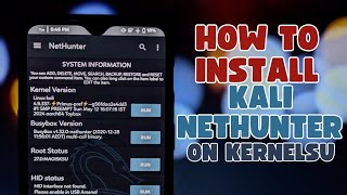 Kali Nethunter on Rooted Phone with KernelSU [upl. by Arbuckle113]