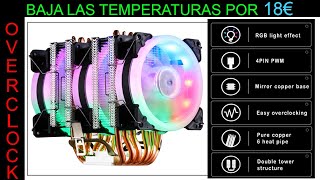 ✅Baja las Temperaturas de tu CPU con este Mega Disipador [upl. by Ellinehc]